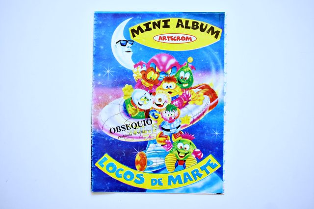 Locos de Marte (Artecrom, 1990): Álbum Vacío (Sin láminas)