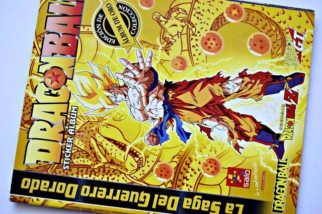Dragon Ball Guerrero Dorado Amarillo (Salo, 2008): Álbum Completo (Con todas sus láminas pegadas)