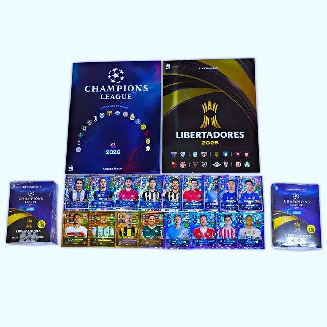 Champions League 2026 & Copa Libertadores 2025: Álbum Completo A Pegar