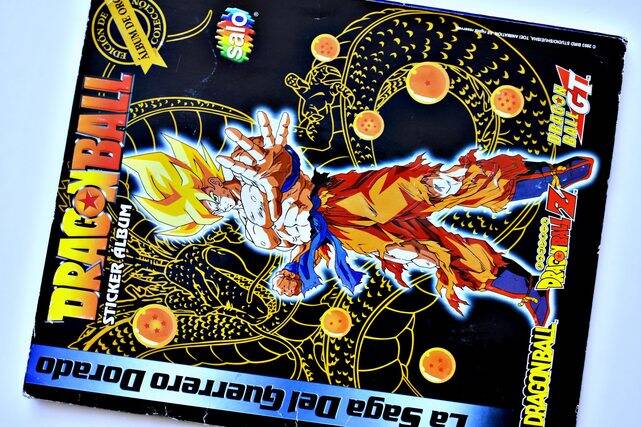 Dragon Ball Guerrero Dorado Amarillo (Salo, 2008): Álbum Completo (Con todas sus láminas pegadas)