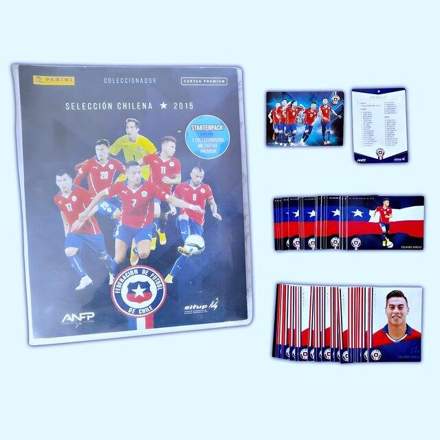 Colecciónador Selección Chilena 2015: Álbum Completo [Todas Sus Cartas]