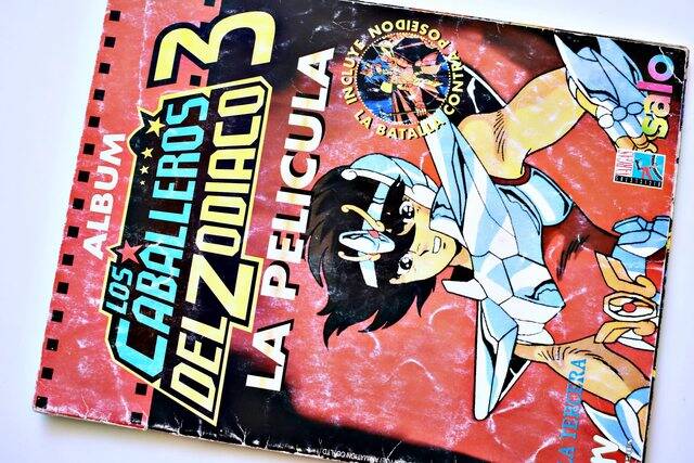 Caballeros Del Zodiaco 3, La Película (Salo, 1996): Álbum Completo (Con todas sus láminas pegadas)