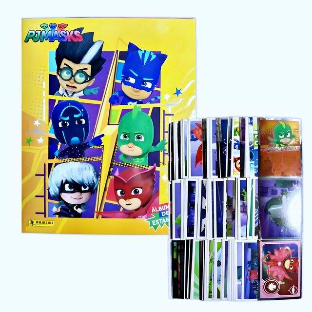 PJ MASKS [Naranjo]: Álbum Completo A Pegar