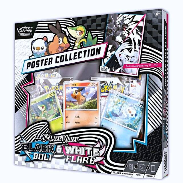 Scarlet & Violet – Black Bolt & White Flare – Poster Collection  – Español