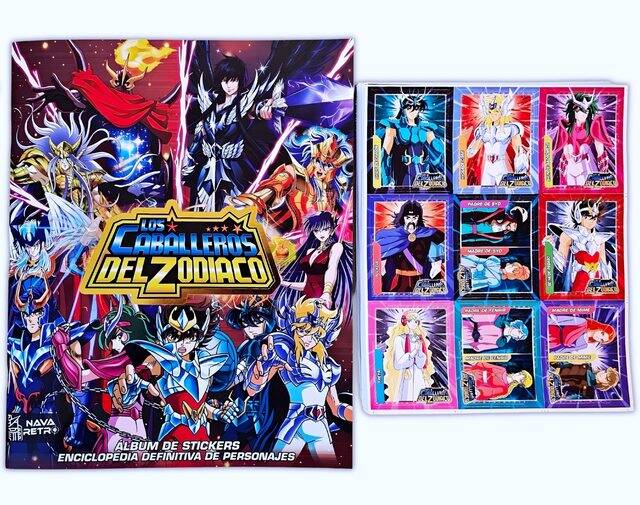Caballeros del Zodiaco Enciclopedia + Tazos: Álbum Completo A Pegar