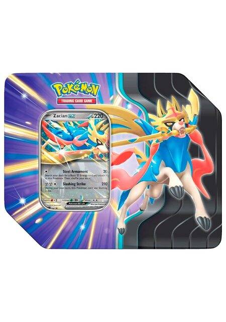 Scarlet & Violet – Twilight Masquerade – Zacian Ex - Latas Normales | Latas Estandar – Ingles