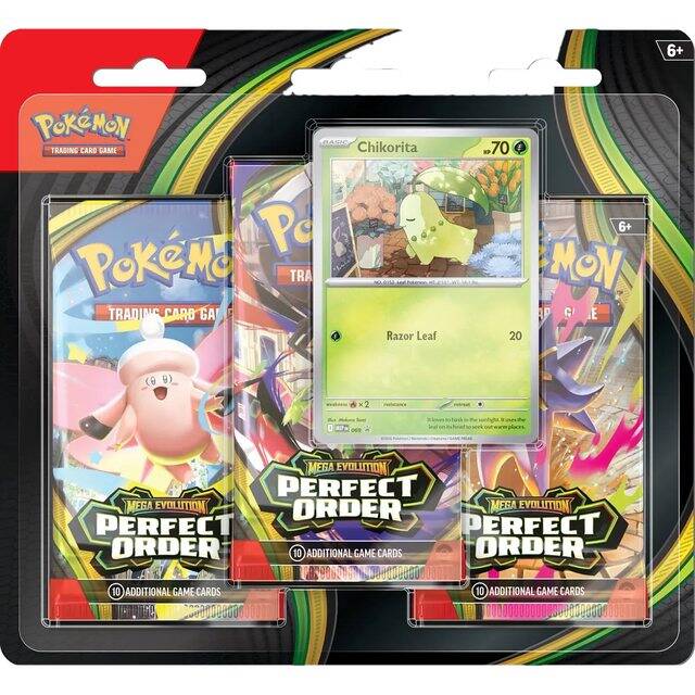 Mega Evolution – Perfect Order – Blíster Pack – Ingles [PREVENTA]