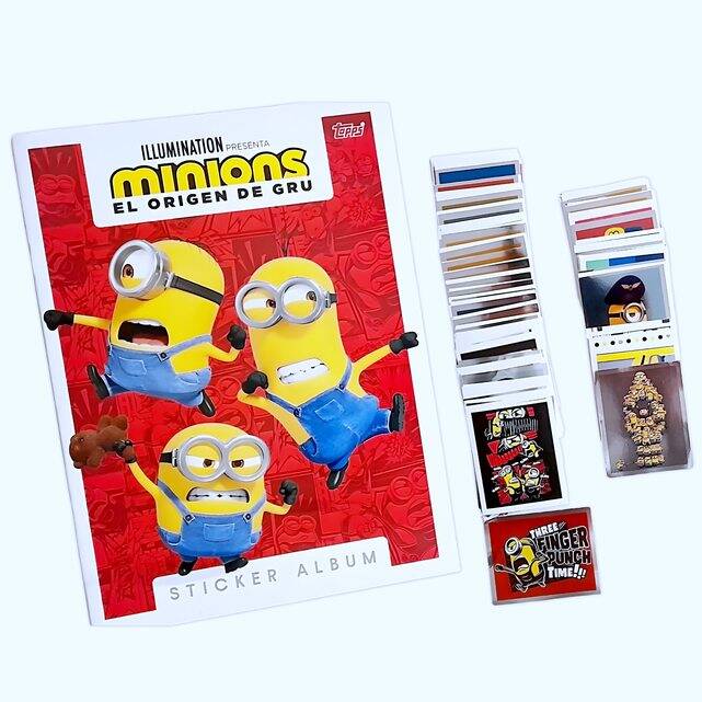 Minions (Topps, 2022): Álbum Completo A Pegar