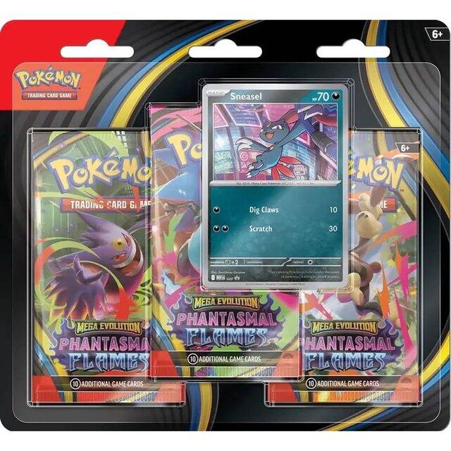 Mega Evolution – Phantasmal Flames – Blíster Pack – Español