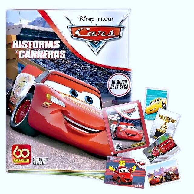Cars, Historias y Carreras (Panini, 2021): Tiene 22 Láminas (Álbum)
