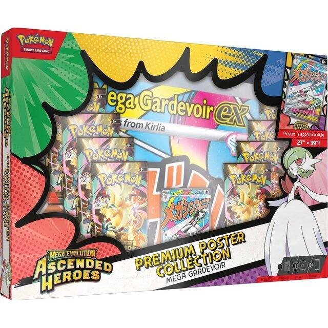 Mega Evolution – Ascended Heroes – Poster Collection  – [MEGA GARDEVOIR] Ingles [PREVENTA]
