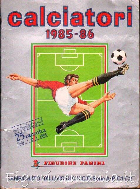 Liga Italiana 85'-86' (Panini, 1985): Categoría Normal