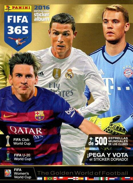 FIFA 365 2016   (Panini, 2015): Categoría Premium