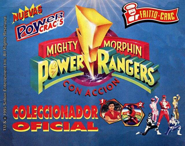 Power Ranger, Stickers Pega Power (Fritto-Crac, 1995): Categoría Premium