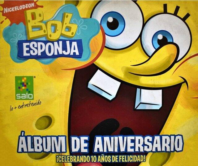 Bob Esponja Álbum de Aniversario (Salo, 2009): Categoría Normal