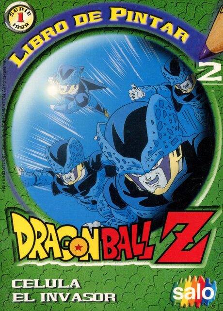 Dragon Ball Z, Serie 1, Libros De Pintar (Salo, 1999): Nº02 (Categoría Premium)