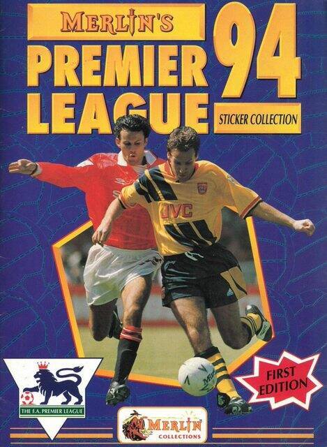 Liga Inglesa (Premier League) 94' (Panini, 1994): Categoría Normal