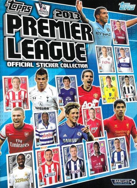 Liga Inglesa (Premier League) 2013 (Panini, 2013): Categoría Normal