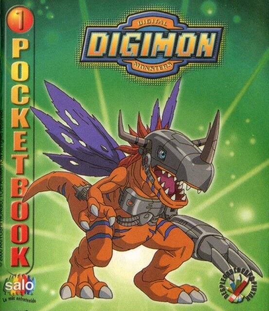 Digimon, PocketBook, Libros De Pintar (Salo, 1999): Nº01 (Categoría Premium)