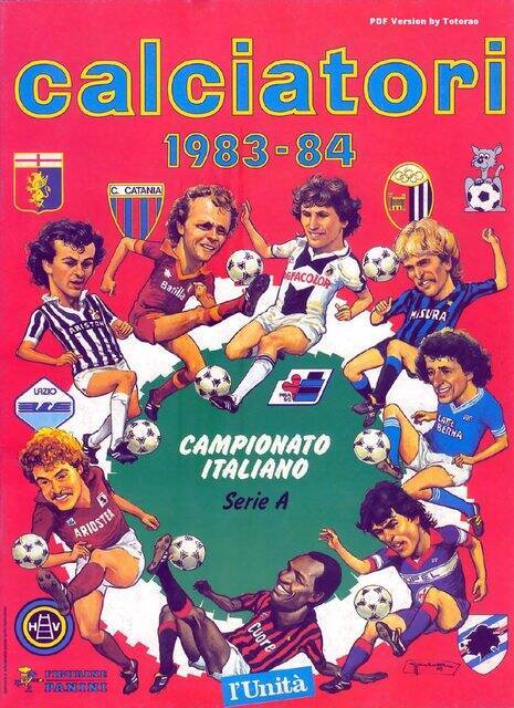 Liga Italiana 83'-84' (Panini, 1983): Categoría Normal