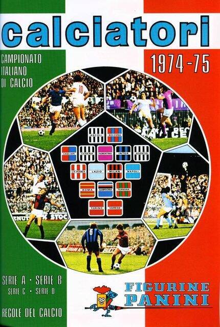 Liga Italiana 74'-75' (Panini, 1974): Categoría Normal