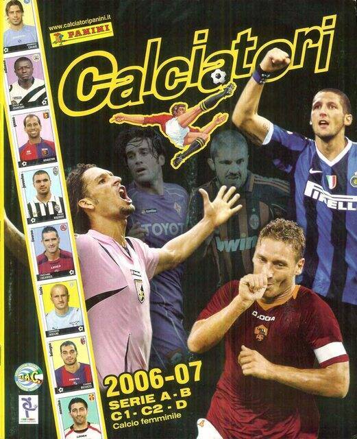 Liga Italiana 2006-2007 (Panini, 2006): Categoría Normal