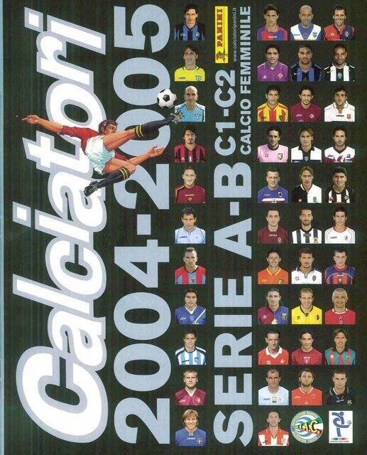 Liga Italiana 2004-05 (Panini, 2004): Categoría Normal