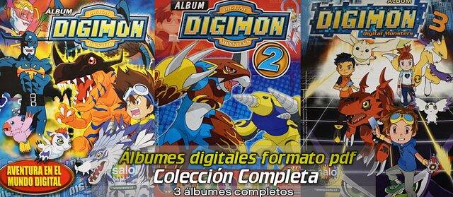 Digimon: Colección Completa - Álbumes Digitales Formato PDF (Categoría Normal): Categoría Normal