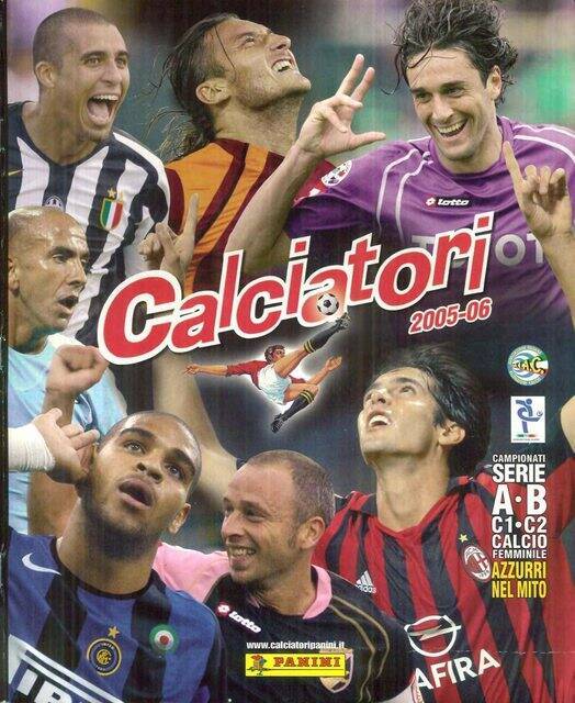 Liga Italiana 2005-2006 (Panini, 2005): Categoría Normal