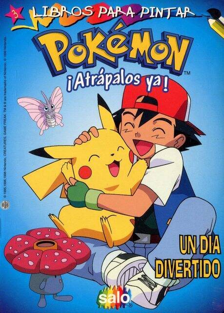Pokémon, Libros Para Pintar (Salo, 1999): Nº3 Categoría Premium