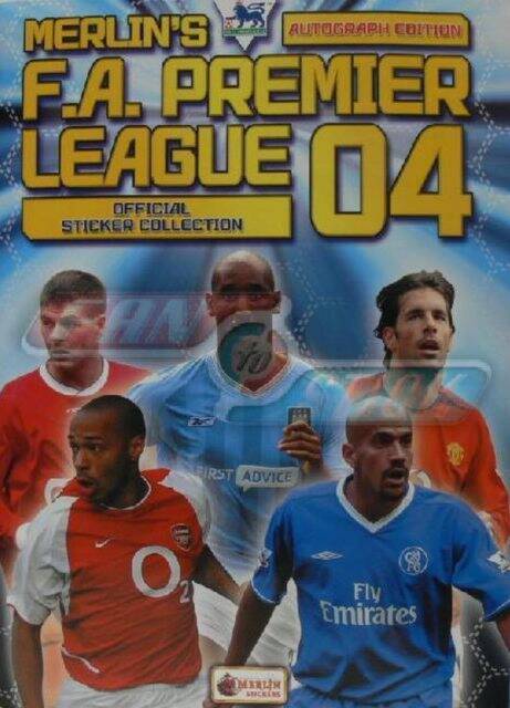 Liga Inglesa (Premier League) 2004 (Panini, 2004): Categoría Normal