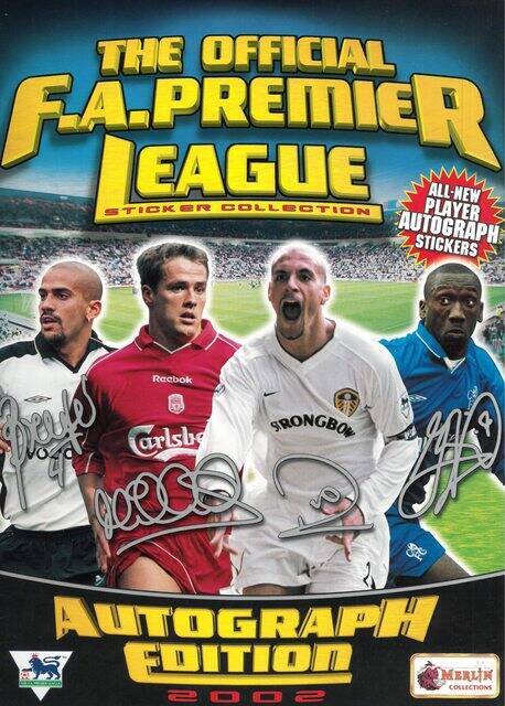 Liga Inglesa (Premier League) 2002 (Panini, 2002): Categoría Normal