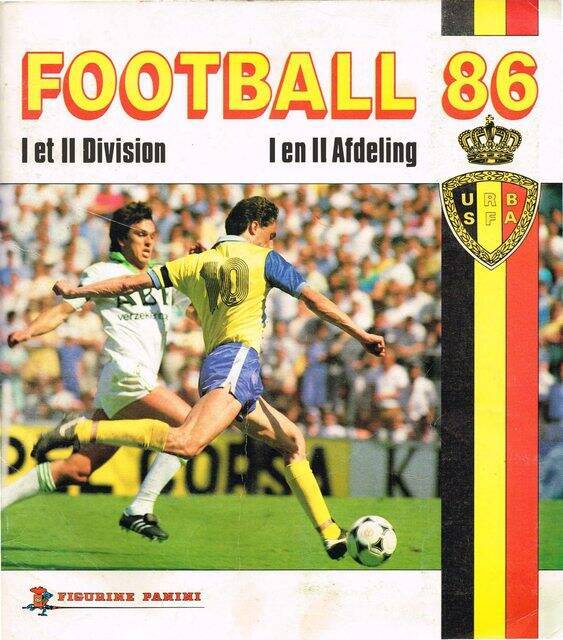 Liga Belga 86' (Football Belgium) (Panini, 1986): Categoría Normal
