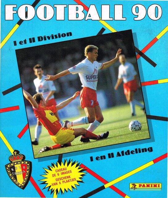 Liga Belga 90' (Football Belgium) (Panini, 1990): Categoría Normal