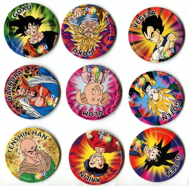 Dragon Ball Z6 Tazos (Salo, 2000): Categoría Premium