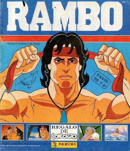 Rambo Éxito de TV (Panini, 1985): Categoría Premium