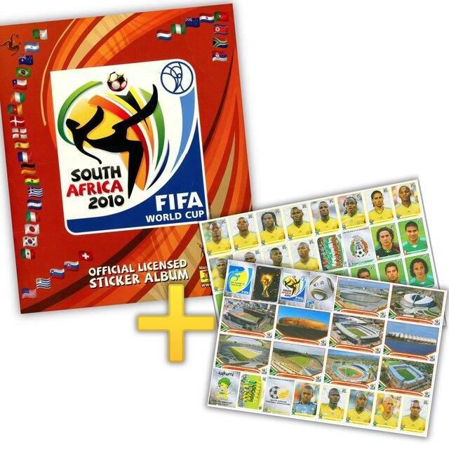 Copa Mundial 2010 South Africa (Panini, 2010) Álbum + Set Láminas Categoría Premium