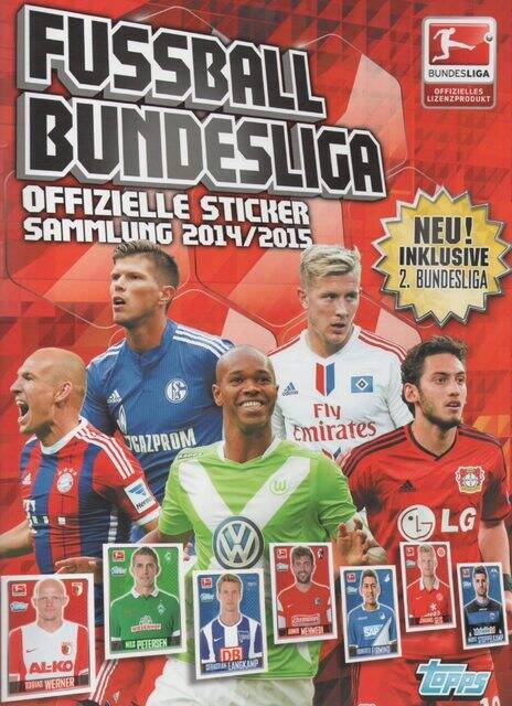 Liga Alemana (Bundesliga) 2014-15 (Topps, 2014): Categoría Normal