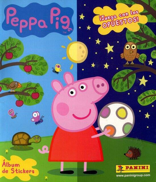 Peppa Pig Juega con los Opuestos (Panini, 2015): Categoría Premium