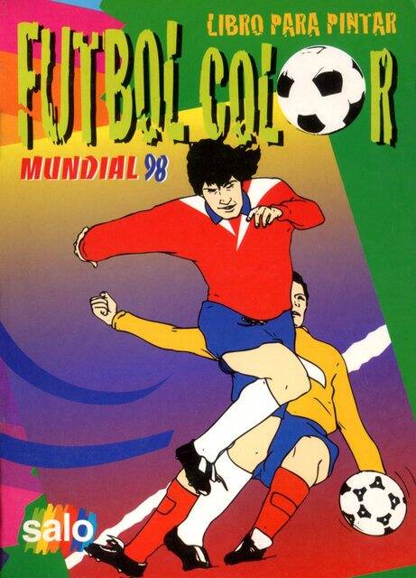 Copa Mundial 98' Francia, Libro N°4  [Libros de Pintar] (Salo, 1998): Categoría Premium