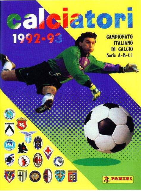 Liga Italiana 92'-93' (Panini, 1992): Categoría Normal