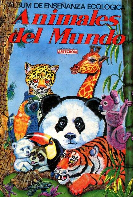 Animales del mundo (Artecrom, 1990): Categoría Premium