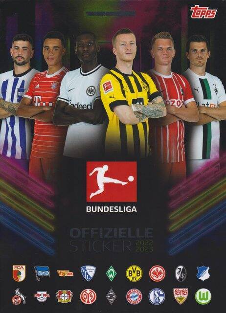 Liga Alemana (Bundesliga) 2022-23 (Topps, 2022): Categoría Normal