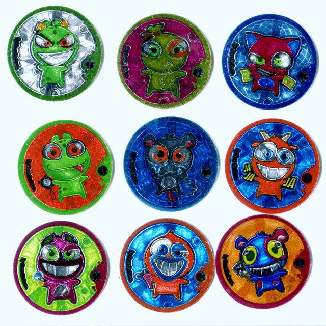 Funki Punky Pinki pow!, Tazos (Evercrisp, 2006): Categoría Premium