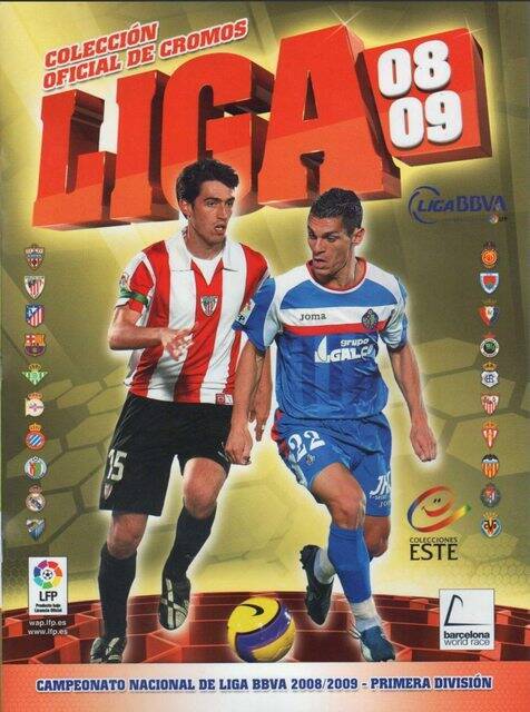 Liga Española 2008-09 (Panini, 2008): Categoría Normal