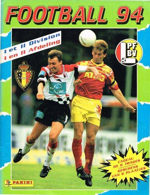 Liga Belga 94' (Football Belgium) (Panini, 1994): Categoría Normal