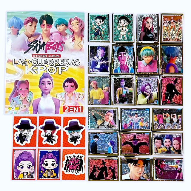 . 01 Álbum Las Guerreras KPop [Demon Hunter] 2: Álbum Completo A Pegar