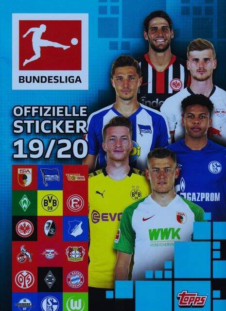 Liga Alemana (Bundesliga) 2019-20 (Topps, 2019): Categoría Normal