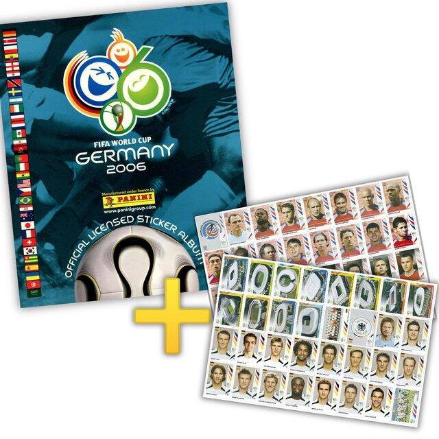 Copa Mundial 2006 Alemania Germany (Panini, 2006) Álbum + Set Láminas Categoría Premium