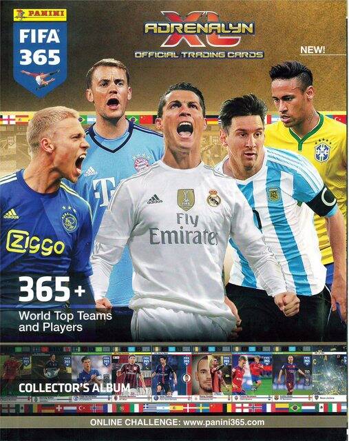 Adrenalyn XL 2015 [FIFA 365] (Panini, 2015): Categoría Normal
